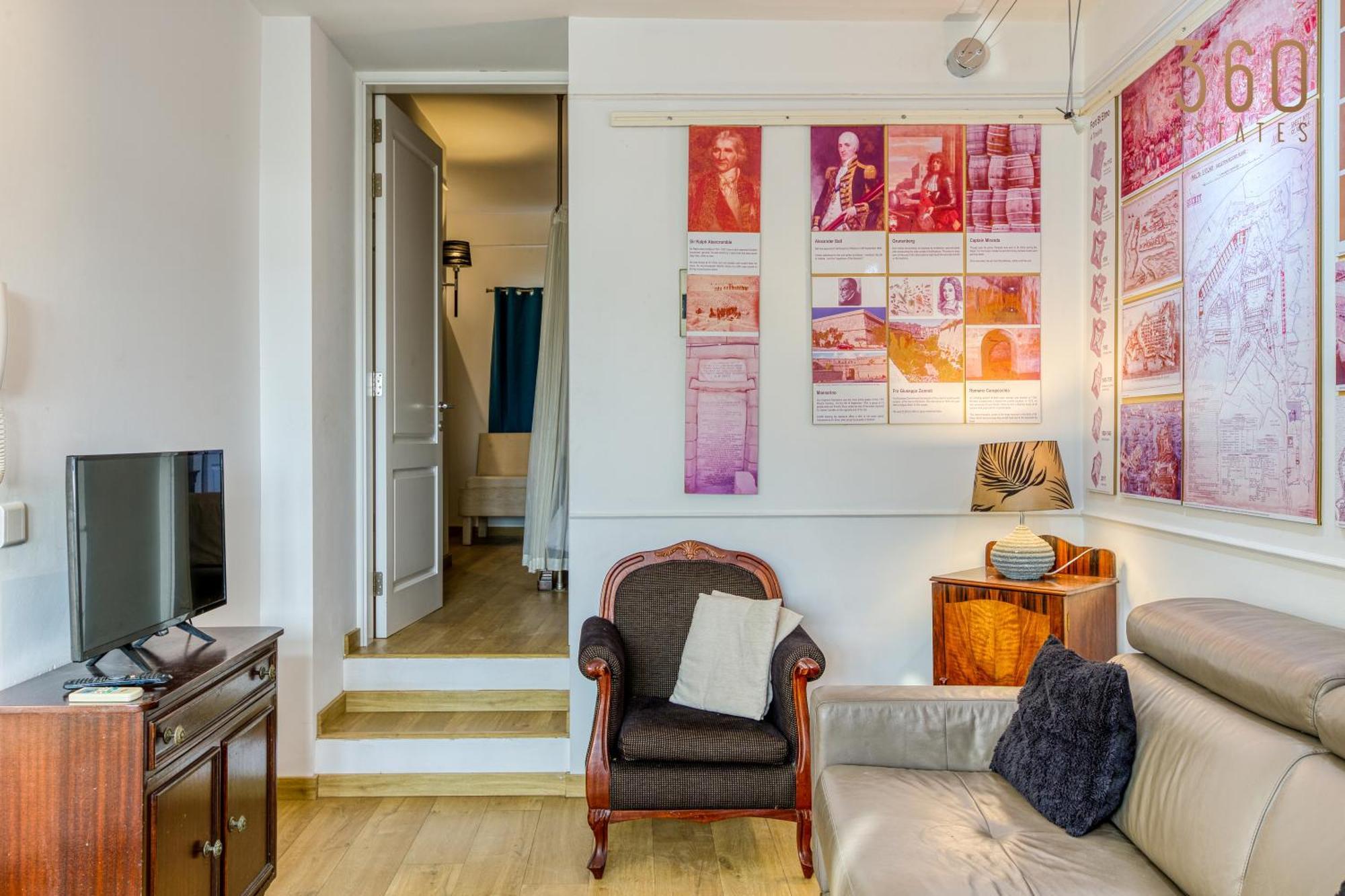 Comfortable 1Br Home With Maltese Balcony In Valletta By 360 Estates Bagian luar foto